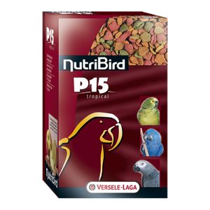 NutriBird Р15 Tropical - екструдирана храна за големи папагали, 1 кг