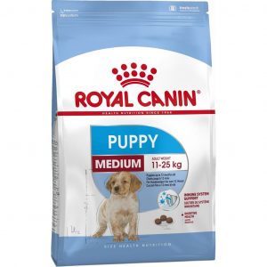 Royal Canin Medium Puppy 4kg. за подрастващи до 12м.