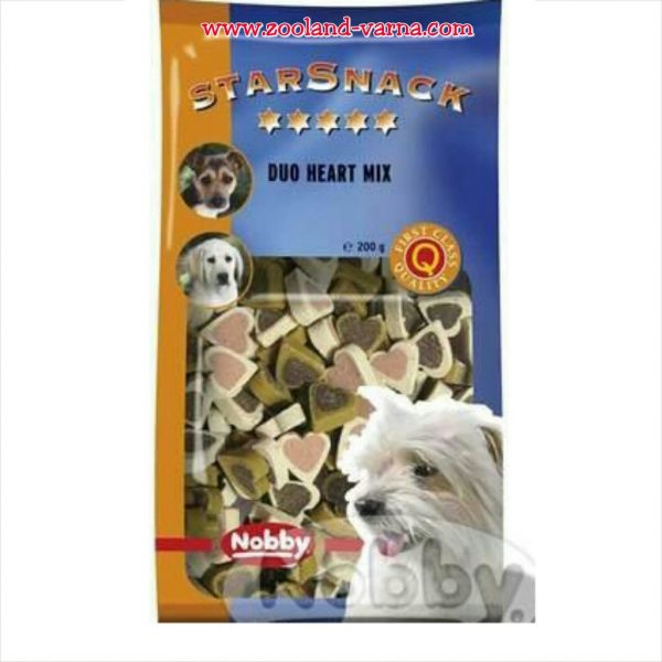 StarSnack меки лакомства Duo Heart Mix, 200 гр.