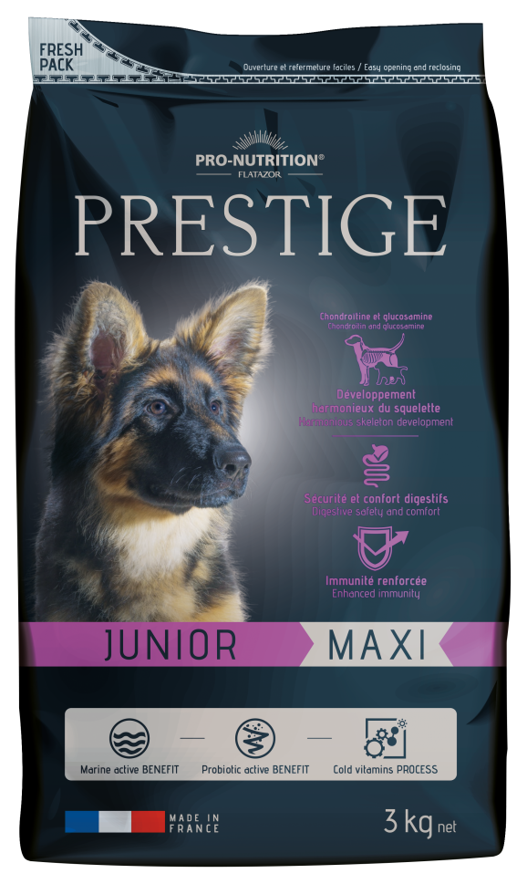 Prestige MAXI Junior за кучета от едри породи, 3 кг