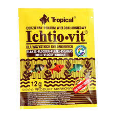 Tropical ICHTIO-VIT 12 гр. ежедневна храна на люспи за всички декоративни рибки