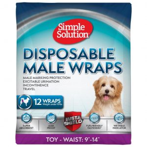 Simple Solution Памперс за мъжки кучет-12бр XS-L