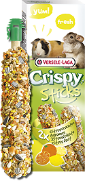 Sticks - 2 бр. крекери за ЧИНЧИЛА и морско СВИНЧЕ с ЦИТРУСОВИ ПЛОДОВЕ