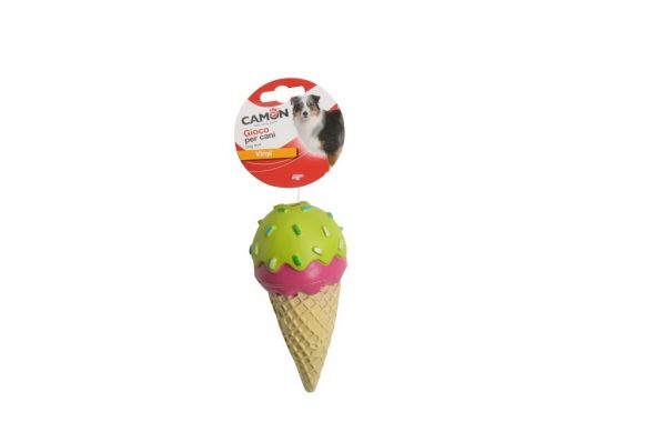 Camon Винилова играчка сладолед за куче 15 см.