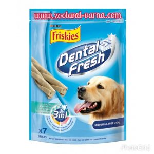 Friskies Dental fresh 180 gr.- лакомство против зъбна плака