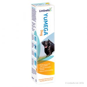 Lintbells YuMega Dog 250ml – комбинация от есенциални масла за здрава кожа и козина за кучета