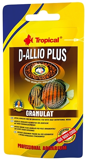 Tropical D-50 PLUS granulat 12 гр. ежедневна храна на гранули за Дискуси и хайверни рибки