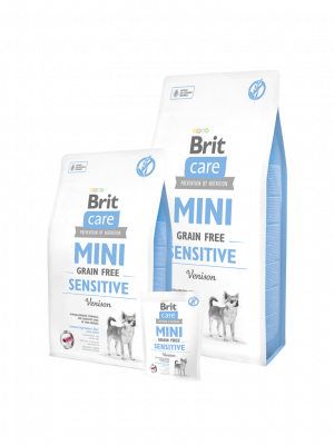 Brit Care Grain Free Mini Sensitive - храна за кучета със чувствителни стомаси с  Елен