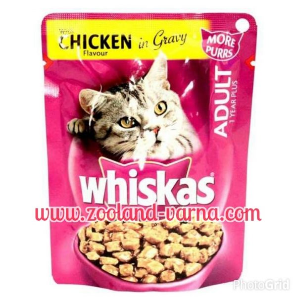 Whiskas pouch 100 гр. хапки в сос, ВСИЧКИ ВИДОВЕ