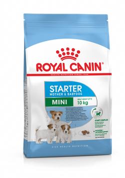 Royal Canin MINI Starter 8.5kg. - за отбиване и за бременни кучета от дребни породи.