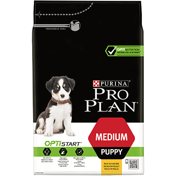Pro Plan Medium Puppy с OPTISTART®, богата на пиле 800 гр