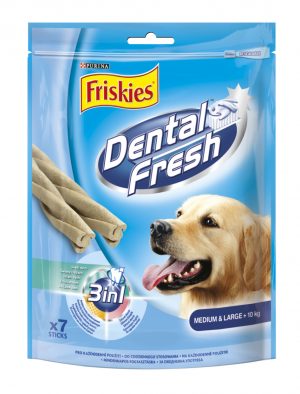 Friskies Dental fresh 180 gr.- лакомство против зъбна плака