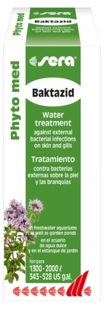 Sera Phyto med Baktazid 30 мл. - срещу външни бактериални инфекции на кожата и хрилете