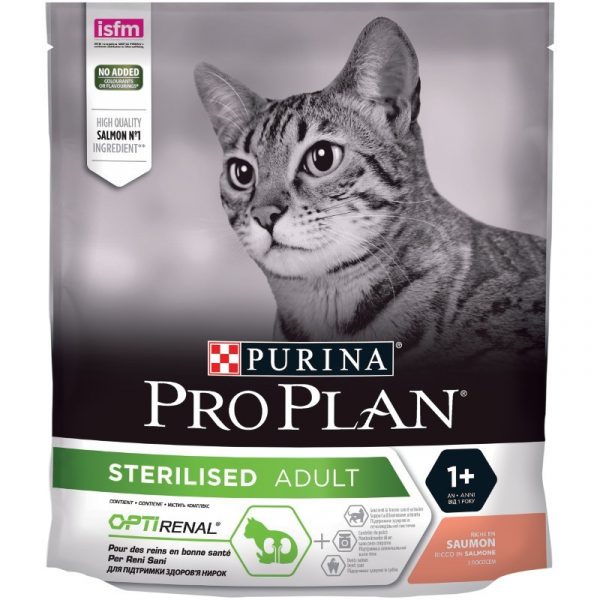 Pro Plan sterilised 400 гр. - за кастрирани котки, сьомга