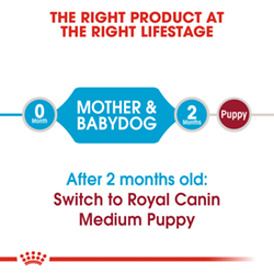 Royal Canin- MEDIUM STARTER MOTHER&BABYDOG за отбиване на кучета от средни породи