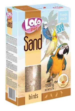 Lolo Пясък за папагали 1.5кг. Различни видове