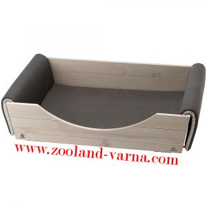 KUNA дървено легло с възглавница
