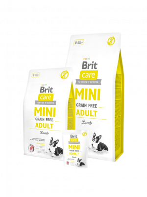 Brit Care Grain Free Mini Adult Агне и ориз 2 кг