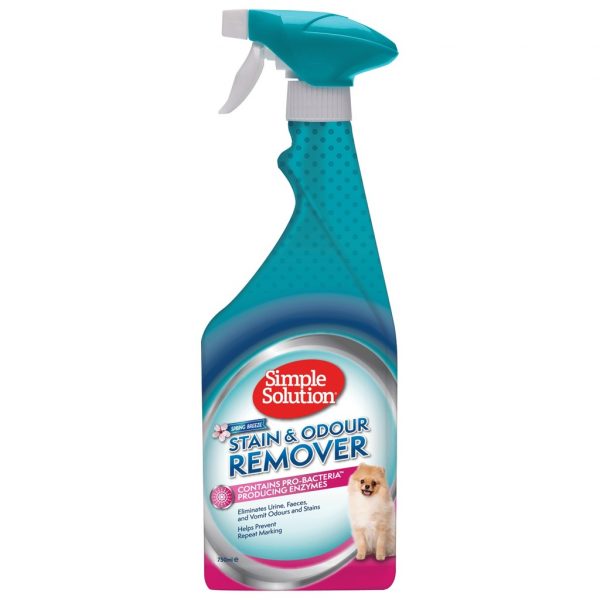 Simple Solution S&O Remover Spring Breeze против петна и миризми, пролетен бриз 0.750 л.