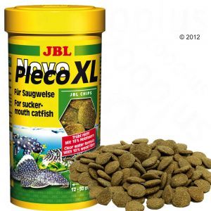 JBL NovoPlecoXL 250мл.- Храна за големи растителноядни риби - таблетки