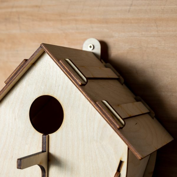 BirdBox Къща за птици - двускатна 4мм - Image 3