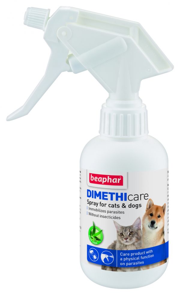 Beaphar Dimethicare Spray 250 мл. спрей за кучета и котки против бълхи, кърлежи, комари, пясъчни мухи