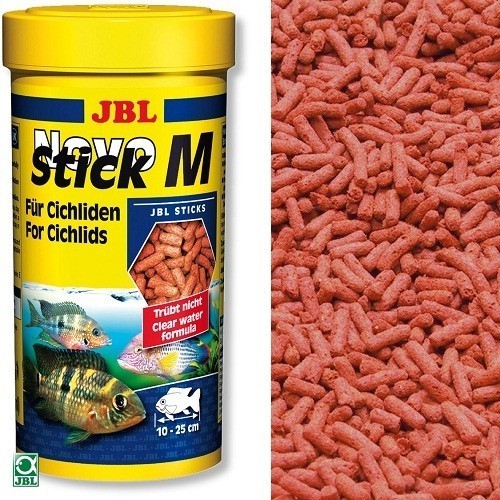 JBL NovoStick M 1л.- Храна за месоядни цихлиди - гранули