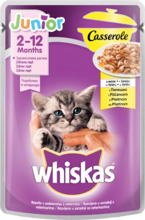 Whiskas junior pouch 100 гр. за малки котенца