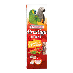 Prestige Sticks Parrots with Vegetables & Dandelion- лакомство за големи папагали – стикове със зеленчуци и глухарче