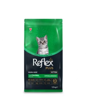 Reflex Plus Chicken Kitten 1.5 кг- Пълноценна храна за подрастващи котки с пилешко месо