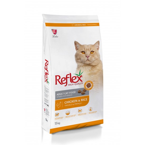 Reflex Chicken Adult Cat 15кг. - Храна за израснали котки с пиле и ориз