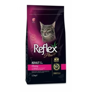 Reflex Plus Choosy With Salmon Adult Cat - Пълноценна храна за израснали котки с капризен стомах