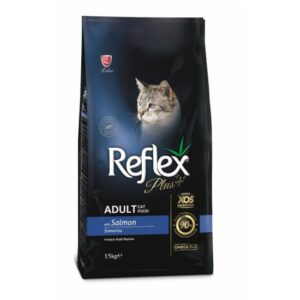 Reflex + Salmon Adult 15 кг -за израснали котки със сьомга