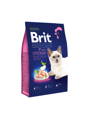 Brit Premium by Nature Cat Adult Chicken - с пилешко месо и дробчета