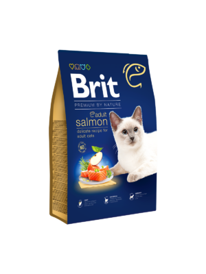 Brit Premium by Nature Cat Adult Salmon - с месо от сьомга