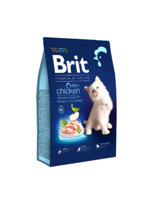 Brit Premium by Nature Cat Kitten 300gr - с пилешко за малки котки от 1 до 12 месеца