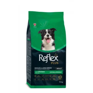 Reflex Plus Adult Dog Medium / Large  с пиле 12 кг