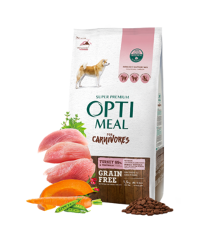 OPTI MEAL DOG ADULT GREEN FREE- Храна за възрастни кучета от всички породи