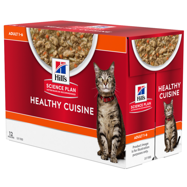 HILL`S SP STEW Adult Cat 12бр паучове за котки над 1г с пиле и зеленчуци