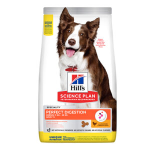 Hill`s Dog DIGESTION MEDIUM - Храна за израснали кучета от СРЕДНИ породи с ПИЛЕ