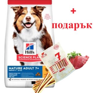 HILL`S DOG Mature Medium - Xрана за кучета над 7г от средните породи
