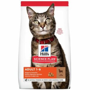 HILL’S Feline Adult Lamb&Rice - Храна за котки от 1 до 6 години с АГНЕ