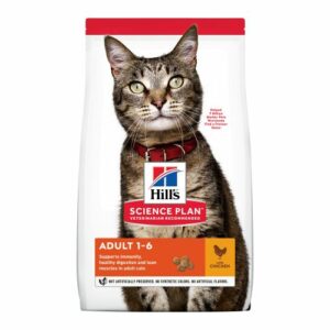 Hill's Feline Adult Chicken- Храна за котки от 1 до 6 години с ПИЛЕ