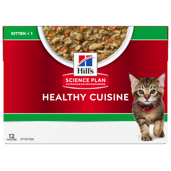HILL`S SP STEW Kitten 12бр паучове за котенца с пиле със зеленчуци