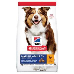 HILL`S DOG Mature Medium - Xрана за кучета над 7г от средните породи 14кг