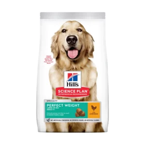 HILL`S DOG Perfect Weight Large - Храна с пилешко за кучета от едри породи с наднормено тегло 12кг