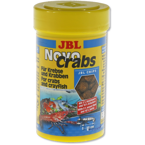 jbl novocrabs основна храна за раци и ракообразни; гранули