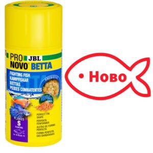 jbl pronovo betta flakes s храна за аквариумни рибки, люспи за бойни риби с размер 3 10 см