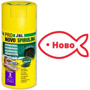 jbl pronovo spirulina grano за всички аквариумни риби и скариди от 3 10 см