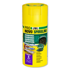 JBL ProNovo Spirulina Grano M – спирулина на гранули – храна за всички аквариумни риби  8 – 20 см 250ml